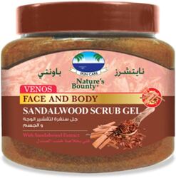 Natures Bounty Venos Face & Body Scrub Sandal Wood 600 Ml